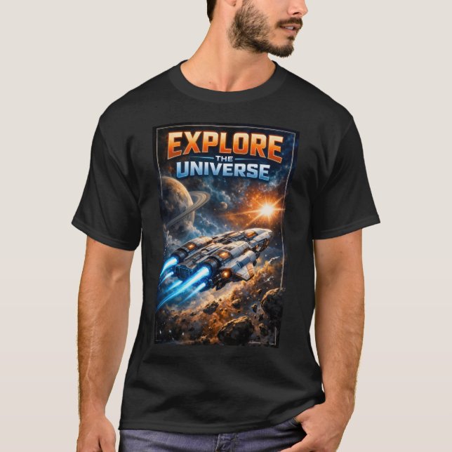Camiseta Explora El Universo (Anverso)