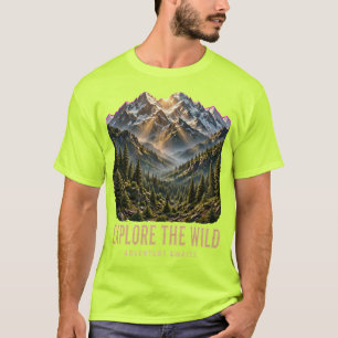 Camiseta Explora la Montaña Salvaje – Aventura 3D