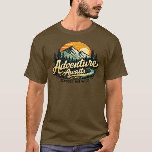 Camiseta Explora lo Salvaje La Aventura Espera