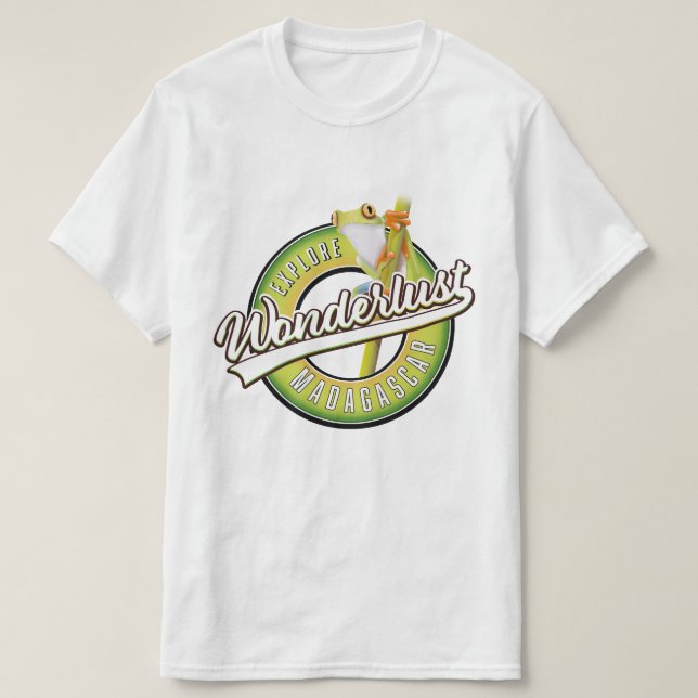Camiseta Explora Madagascar wonderlust (Diseño del anverso)