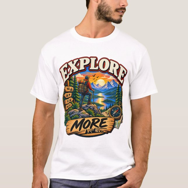 Camiseta Explora Más Aventura (Anverso)