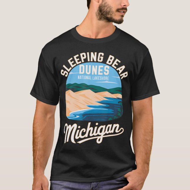 Camiseta Explora Sleeping Bear Dunes Michigan Nacional (Anverso)