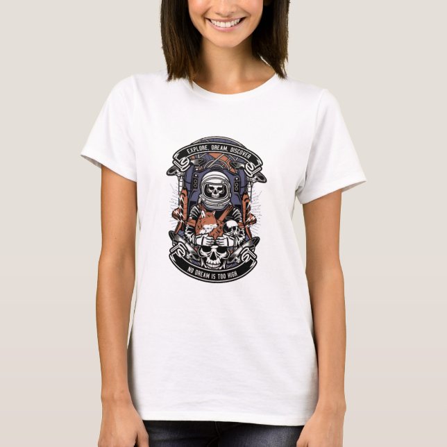 Camiseta Explora Sueña Descubre (Anverso)