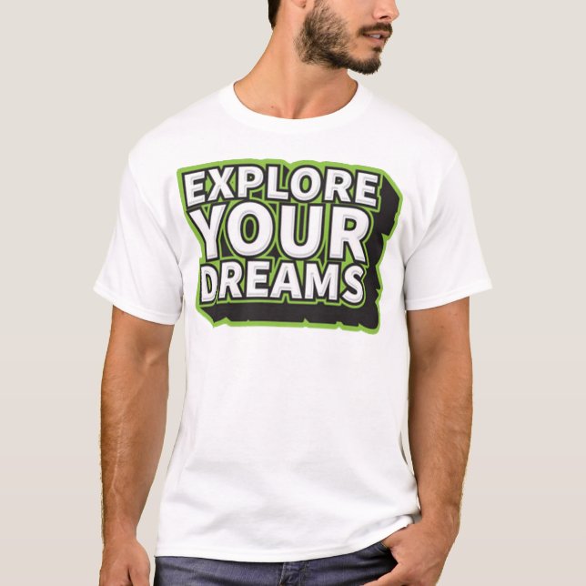 Camiseta Explora tus sueños (Anverso)