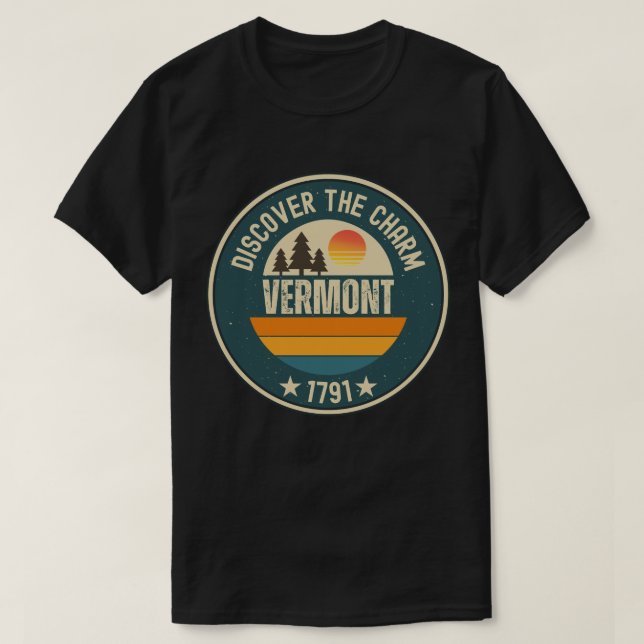 Camiseta Explora Vermont: Diseños para cada amante (Diseño del anverso)