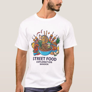 CAMISETA EXPLORACIÓN DE COMIDA CALLEJERA EN BANGKOK