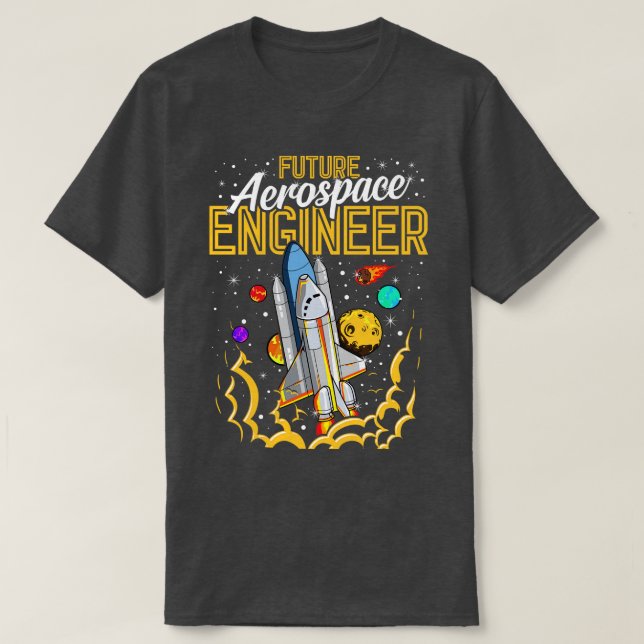 Camiseta Exploración de futuro astronauta espacial de ingen (Diseño del anverso)