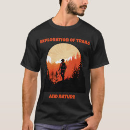 Camiseta Exploración de senderos y naturaleza