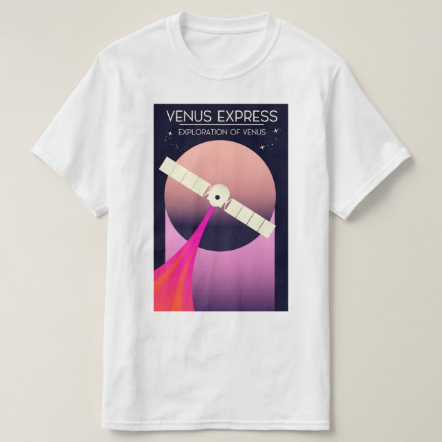 Camiseta Exploración de Venus Express de Venus (Diseño del anverso)