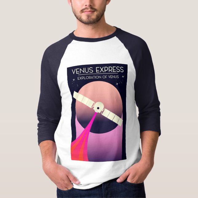 Camiseta Exploración de Venus por Venus Express (Anverso)
