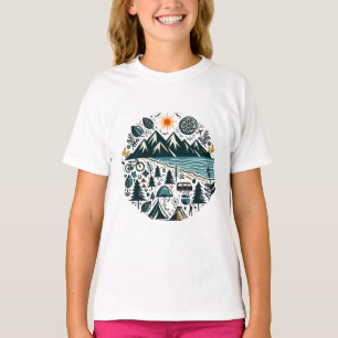 Camiseta Exploración de viajes en camping de aventura natur