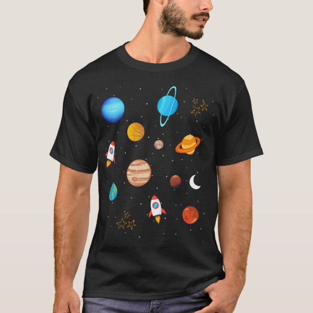Camiseta Exploración espacial (Anverso)