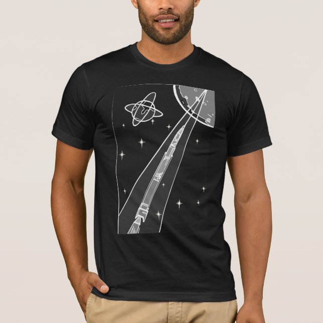Camiseta Exploración espacial 101a (Anverso)