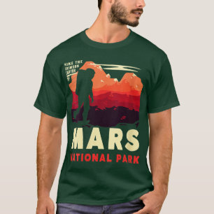 Camiseta Exploración espacial de Marte Vintage
