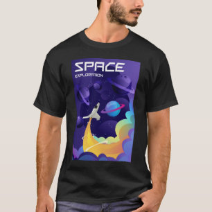 Camiseta Exploración espacial divertida
