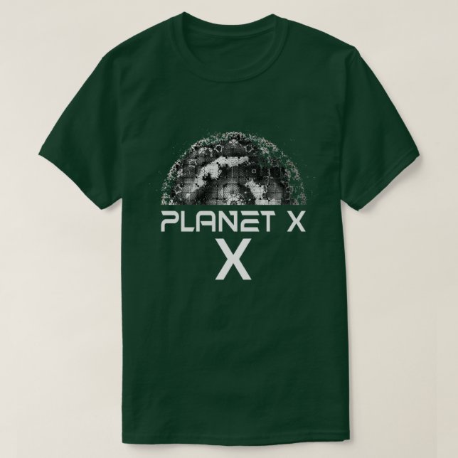 Camiseta Exploración espacial Viaje intergaláctico Plan Nib (Diseño del anverso)
