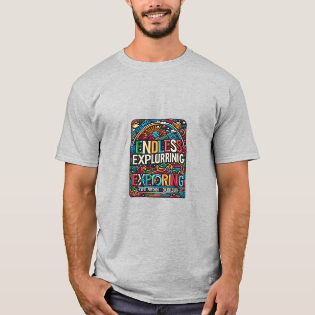 Camiseta Exploración sin fin (Anverso)
