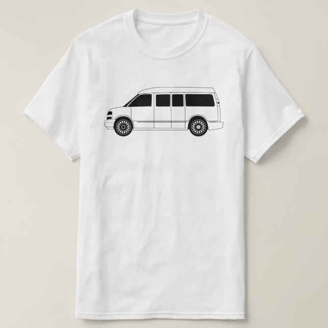 Camiseta explorador campervan (Diseño del anverso)