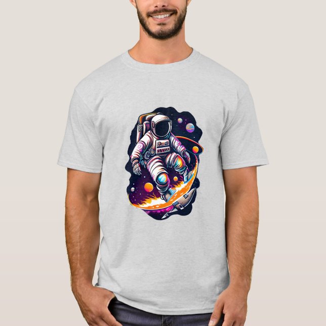 Camiseta Explorador cósmico (Anverso)