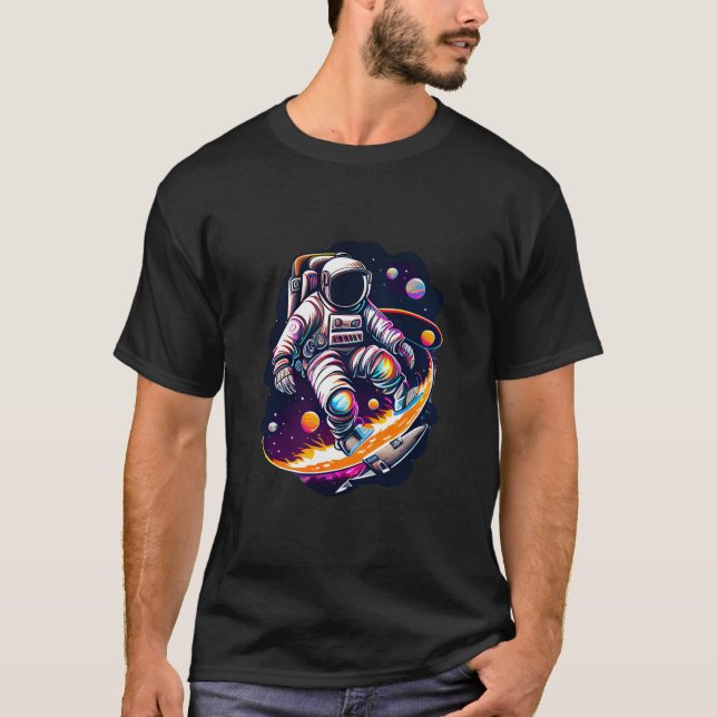 Camiseta Explorador cósmico (Anverso)