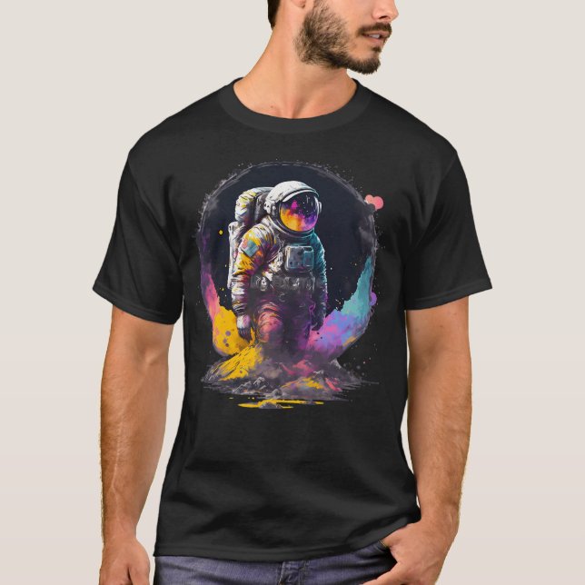 Camiseta Explorador cósmico (Anverso)