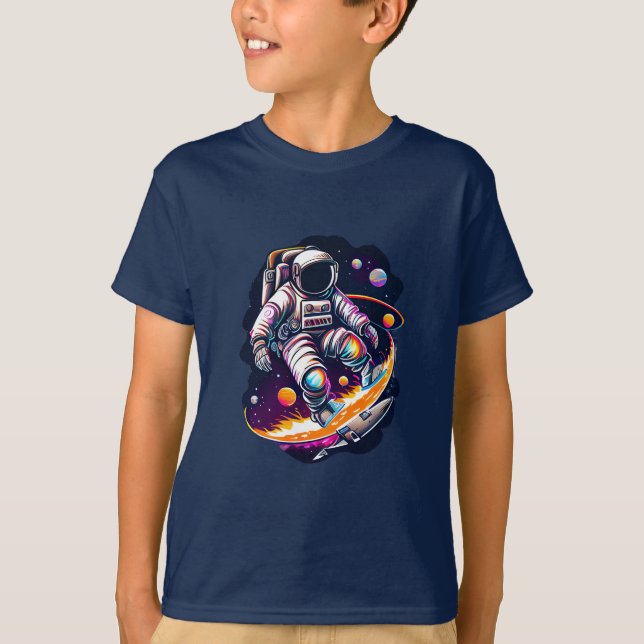 Camiseta Explorador cósmico (Anverso)