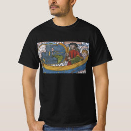 Camiseta Explorador de Amerigo Vespucci en un mapa de Améri