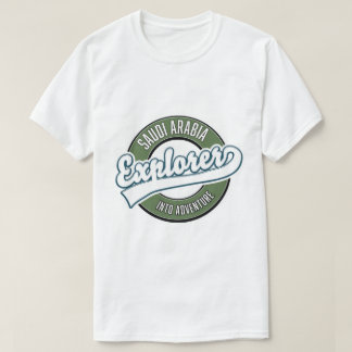 Camiseta explorador de Arabia Saudita en el logotipo de ave