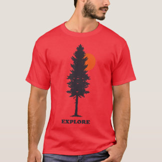 Camiseta explorador de bosques
