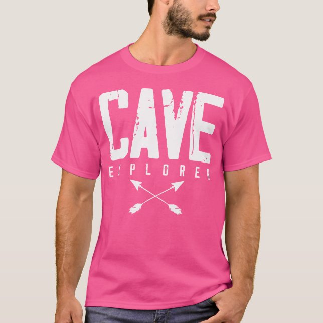 Camiseta Explorador de cuevas espeleándose cueva buceo buce (Anverso)