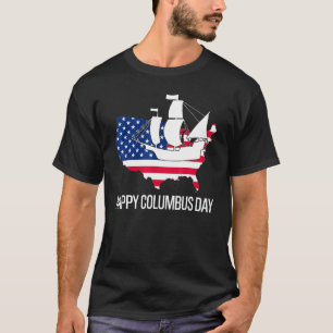 Camiseta Explorador de descubrimiento de feliz Día de Colón