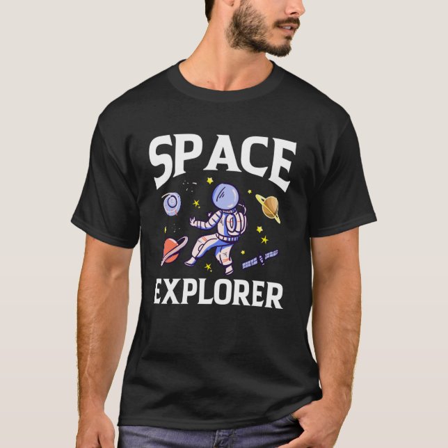 Camiseta Explorador de espacios (Anverso)