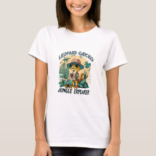 Camiseta Explorador de jungla de leopardo gecko : aventura 