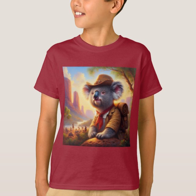 Camiseta Explorador de Koala (Anverso)