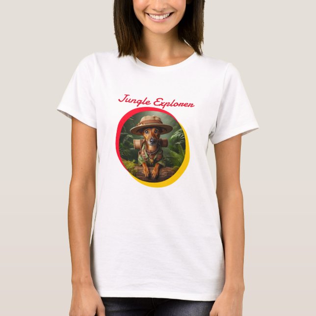 Camiseta Explorador de la selva (Anverso)