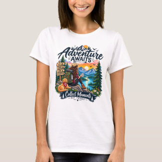 Camiseta Explorador de Montaña Adventure Awaits |