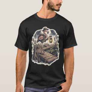 Camiseta Explorador de Pantano de Flamenco Espeluznante Vin