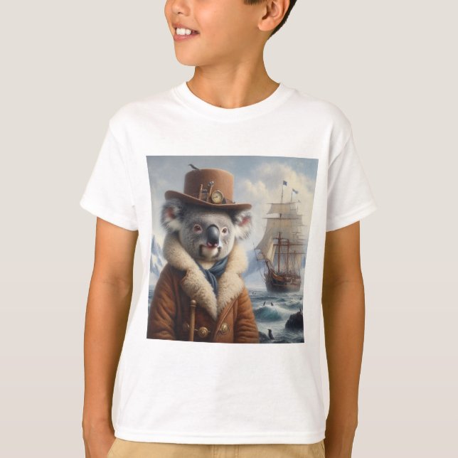 Camiseta Explorador del Ártico de Koala (Anverso)