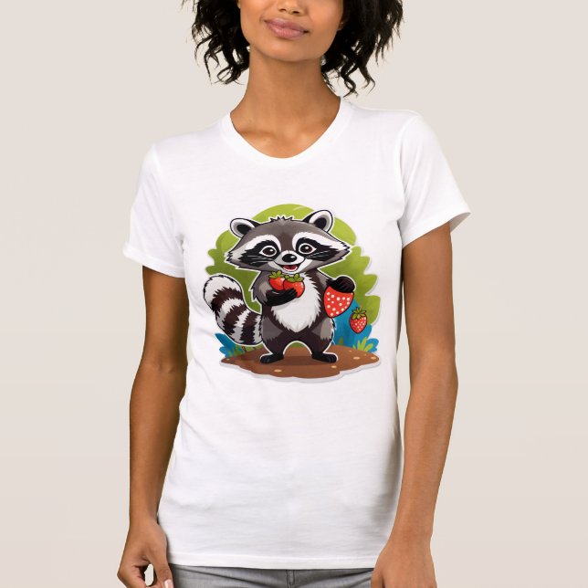 Camiseta Explorador del Bosque de Mapaches (Anverso)