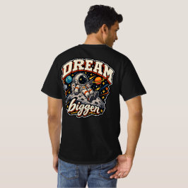 Camiseta Explorador Espacial Astronauta Retro Sueña en Gran