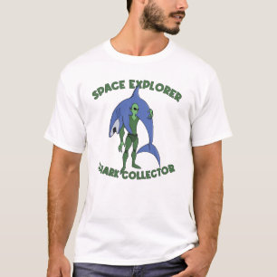 Camiseta Explorador espacial, coleccionista de tiburones