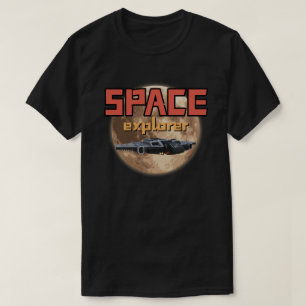 Camiseta Explorador Espacial Retro
