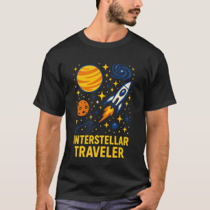 Camiseta Explorador Espacial Viajero Interestelar Astr Astr