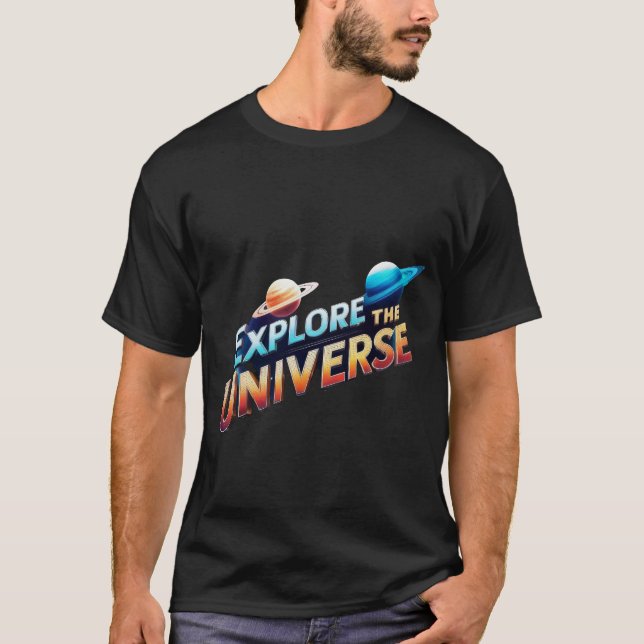 Camiseta Explorador galáctico (Anverso)