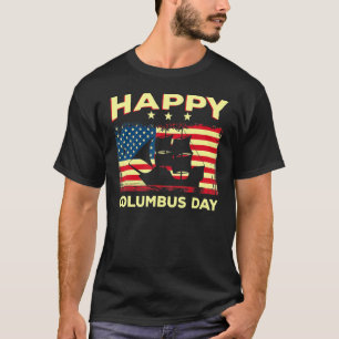 Camiseta Explorador italiano de Happy Columbus Day Discover