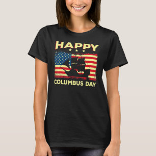 Camiseta Explorador italiano de Happy Columbus Day Discover