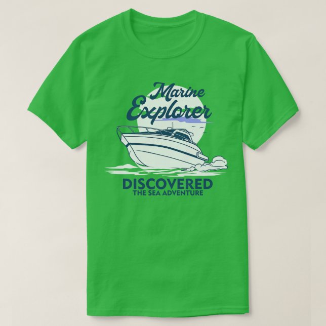 CAMISETA EXPLORADOR MARINO DE BARCO (Diseño del anverso)