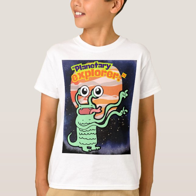 CAMISETA EXPLORADOR PLANETARIO (Anverso)