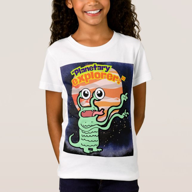 CAMISETA EXPLORADOR PLANETARIO (Anverso)