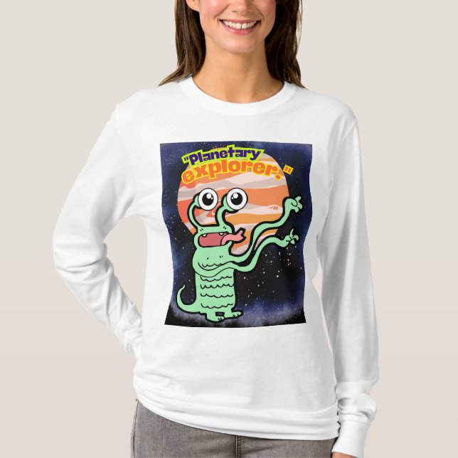 CAMISETA EXPLORADOR PLANETARIO (Anverso)